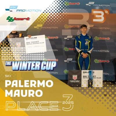 3° classificato PALERMO MAURO SK1 WinterCup 2025
